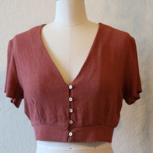 Pinkish crop top
